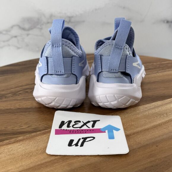 Toddler 10.5C-Nike Youth Flex Runner 2 Slip on Running Athletic Shoe Blue - Picture 4 of 9